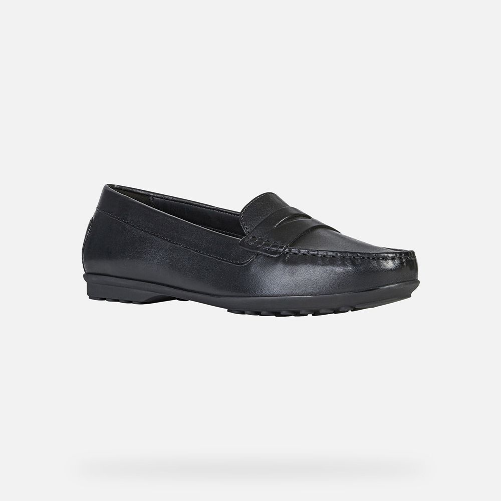 Geox Loafers Black Elidia - Geox Womens Shoes - MIZVBP067